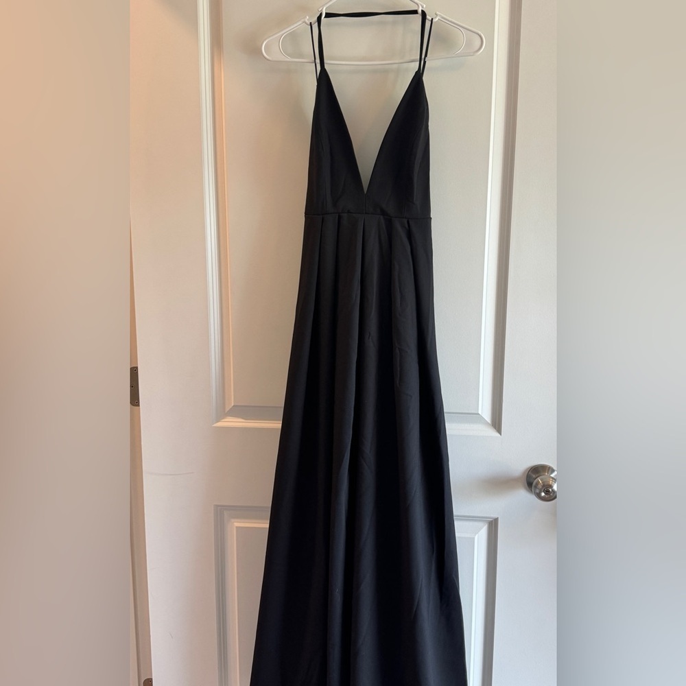 Zara Black Strappy Maxi Dress - Picture 7 of 10